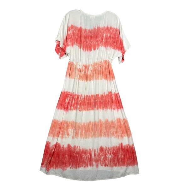 Knox Rose Midi Dress Small Tie Dye Boho Beach Resort Cover Up Cottage Summer - Picture 6 of 10